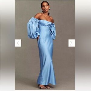 Significant Other Danika Long Sleeve off the shoulder dress